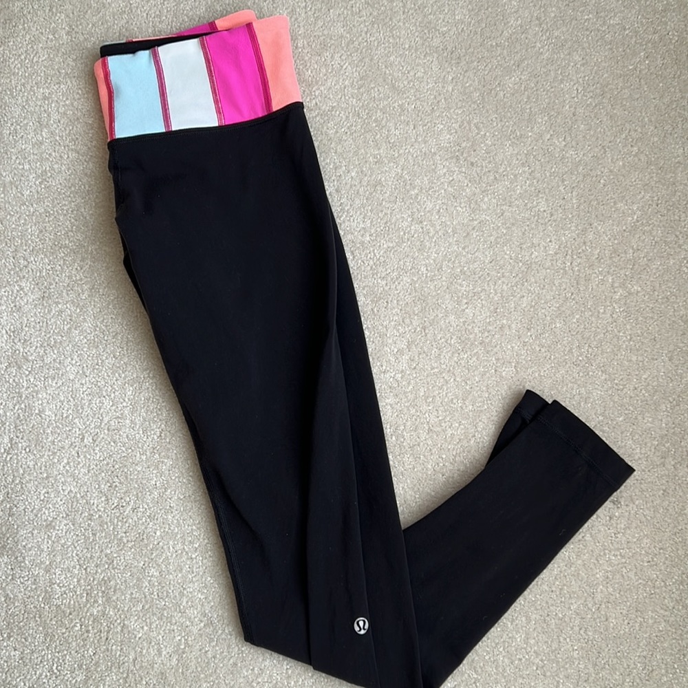 Lululemon Multi-Color Wunder Under Leggings 8 - Picture 5 of 6